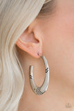 Tribe Pride Silver Hoop Earring