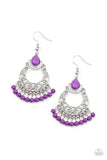 Colorful Colada Purple Earring