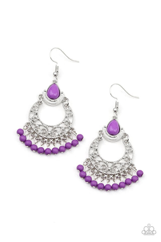 Colorful Colada Purple Earring