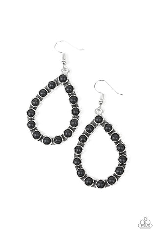 Sagebrush Sunsets Black Earring